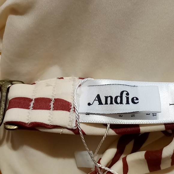 Andie Womens Bikini LARGE Swim CAPRI TOP Padded NEW Resort Beach Vacation Pool - Picture 6 of 7